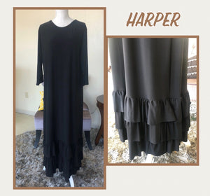 Harper Black ITY Layering Dress
