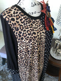 Isla Leopard and Polka Dot Dress (PL)