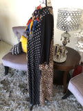 Isla Leopard and Polka Dot Dress (PL)