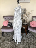 Cassidy White With Black Dots Tunic/Top (PL)