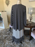 Black with White Dots Tunic/Top