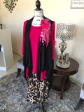 Black Dotted Dotted Swiss Vest (OS)