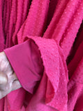 Sadie Bright Pink Dotted Swiss Dress (PL)