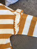 Girl's Mommy n Me Mustard Striped Top