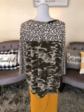 Leopard and Camouflage Top (PL)