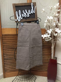 Girl’s Tan Denim Skirt “Claire”
