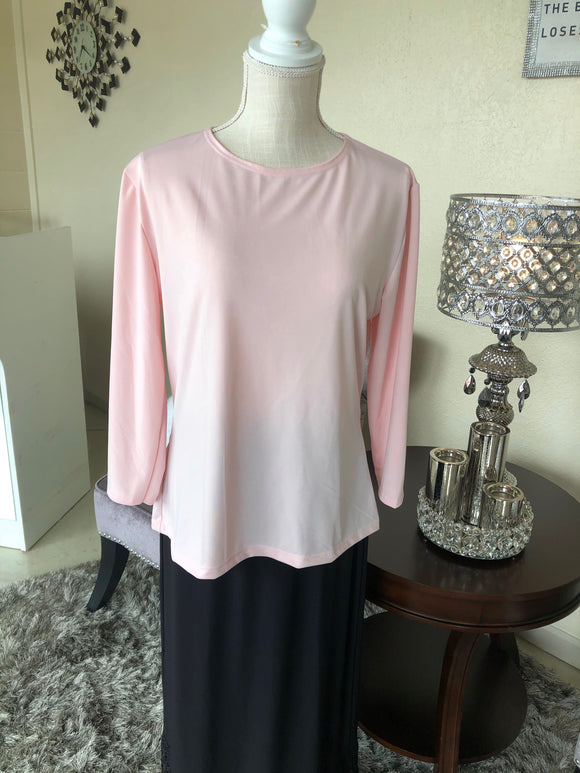 Light Pink ITY Layering Top