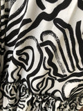 Black and Ivory Swirl Tunic