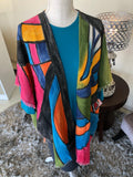 Multi Color Kimono/Ruana