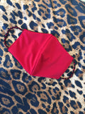 Reversible Black/Red Face Mask