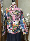 Print Novelty Jacket Multicolor