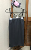 Girl’s Charcoal  Liverpool Straight Skirt