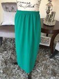 Dark Jade Liverpool Pencil Skirt