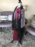 Animal Print Bora Crepe Top